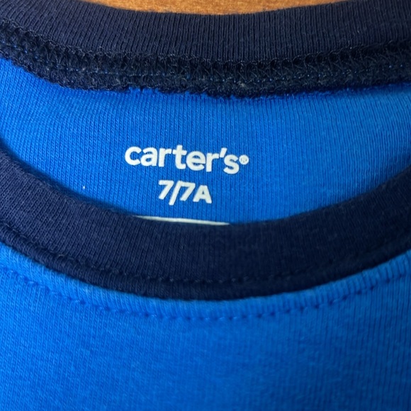 Carters boys size 7 alligator pajamas bundle set, GUC - Picture 4 of 5